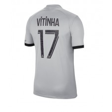 Paris Saint-Germain Vitinha Ferreira #17 Bortatröja 2022-23 Korta ärmar